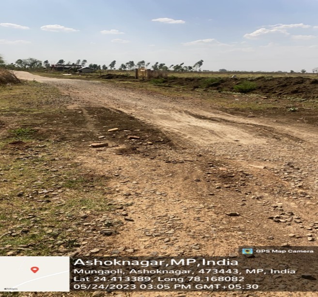 Ashoknagar road project progress stage 1