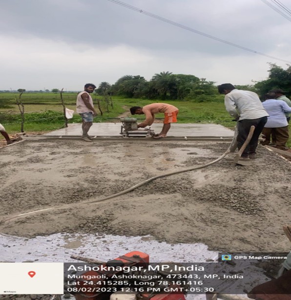 Ashoknagar road project progress stage 2